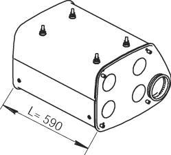 Dinex 49381 - Средний глушитель выхлопных газов parts5.com