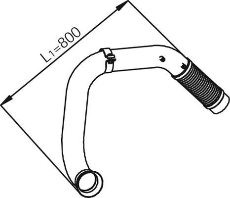 Dinex 53104 - Труба выхлопного газа parts5.com