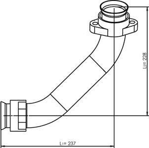 Dinex 54232 - Труба выхлопного газа parts5.com