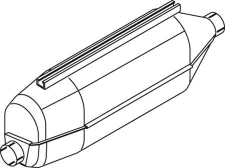 Dinex 68325 - Средний / конечный глушитель ОГ parts5.com