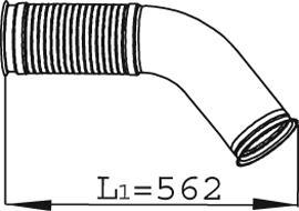 Dinex 67121 - Труба выхлопного газа parts5.com