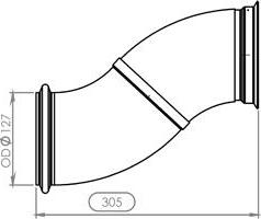 Dinex 21555 - Труба выхлопного газа parts5.com