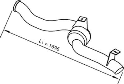 Dinex 22610 - Труба выхлопного газа parts5.com