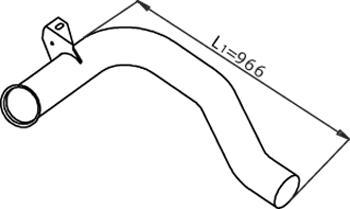 Dinex 22157 - Труба выхлопного газа parts5.com