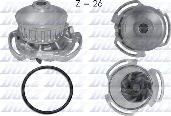 DOLZ A159 - Water Pump parts5.com