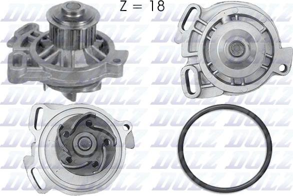 DOLZ A176 - Water Pump parts5.com