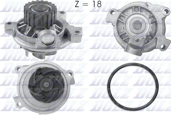 DOLZ A178 - Водяной насос parts5.com