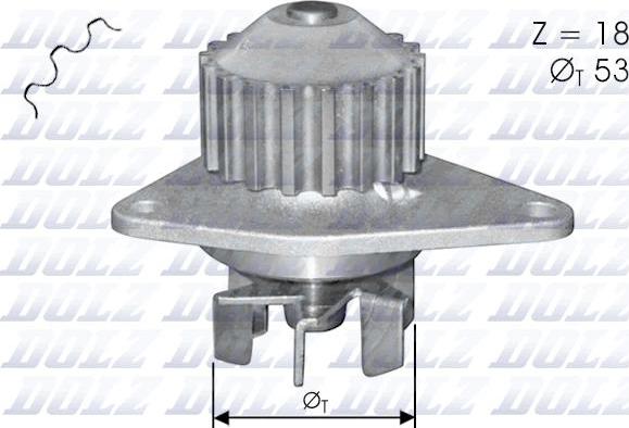 DOLZ C114 - Водяной насос parts5.com