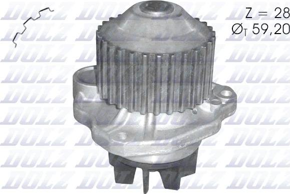 DOLZ C123 - Водяной насос parts5.com