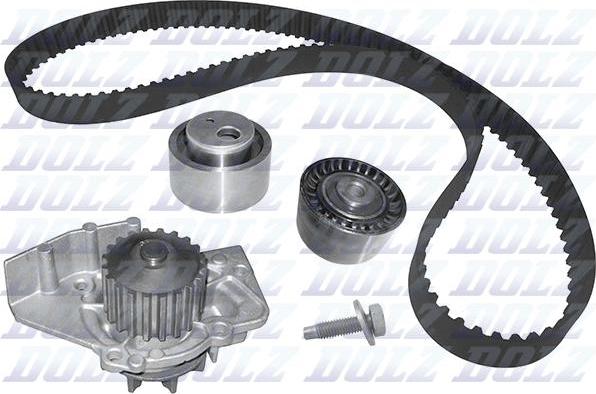 DOLZ KD007 - Water Pump & Timing Belt Set parts5.com