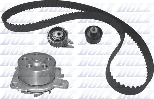 DOLZ KD086 - Water Pump & Timing Belt Set parts5.com