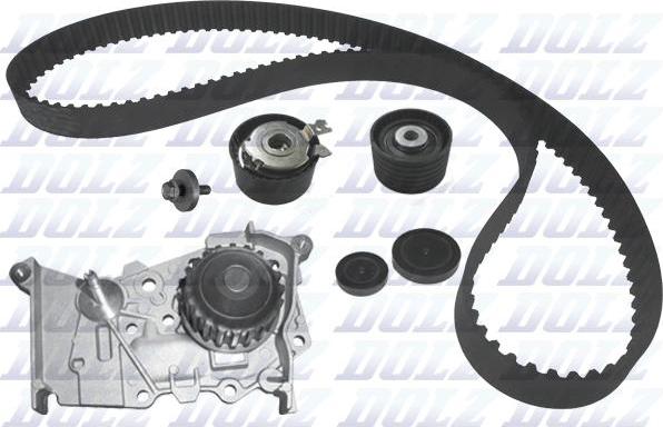 DOLZ KD073 - Water Pump & Timing Belt Set parts5.com