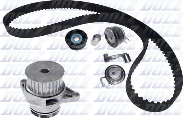 DOLZ KD101 - Water Pump & Timing Belt Set parts5.com