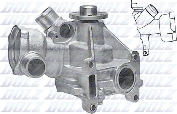 DOLZ M174 - Водяной насос parts5.com