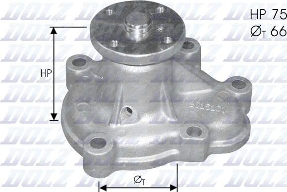 DOLZ O133 - Водяной насос parts5.com