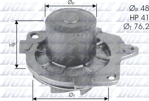 DOLZ S314 - Water Pump parts5.com