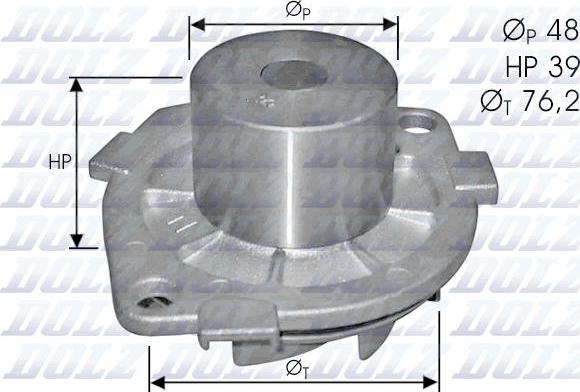 DOLZ S214 - Водяной насос parts5.com