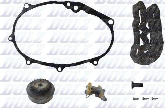 DOLZ SKCA005V - Комплект цепи привода распредвала parts5.com