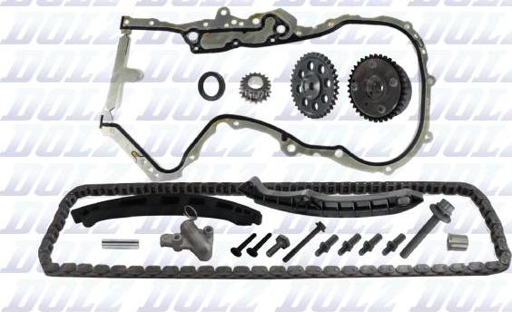 DOLZ SKCA008V - Комплект цепи привода распредвала parts5.com