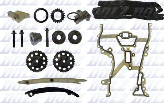 DOLZ SKCO003 - Комплект цепи привода распредвала parts5.com