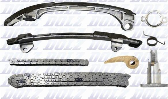 DOLZ SKCT125 - Комплект цепи привода распредвала parts5.com