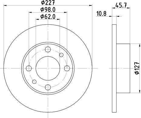 ATE 24.0111-0130.1 - Тормозной диск parts5.com