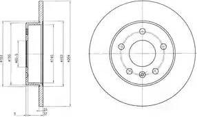 QUARO QD5481 - Тормозной диск parts5.com