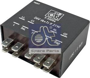 DT Spare Parts 3.33004 - Прерыватель указателей поворота parts5.com