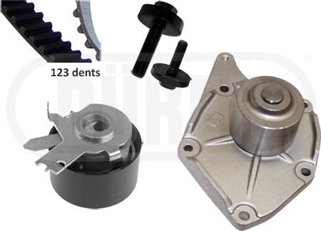 DÜRER PA161106A - Водяной насос + комплект зубчатого ремня parts5.com