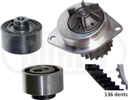 DÜRER PA221051 - Water Pump & Timing Belt Set parts5.com