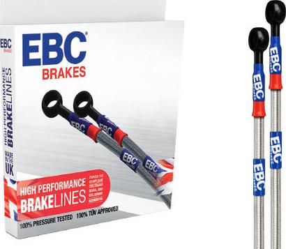 EBC Brakes BLA1993-4L - Комплект тормозных шлангов высокой производительности parts5.com