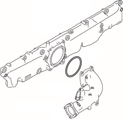 Elring 906.740 - Прокладка, корпус впускного коллектора parts5.com