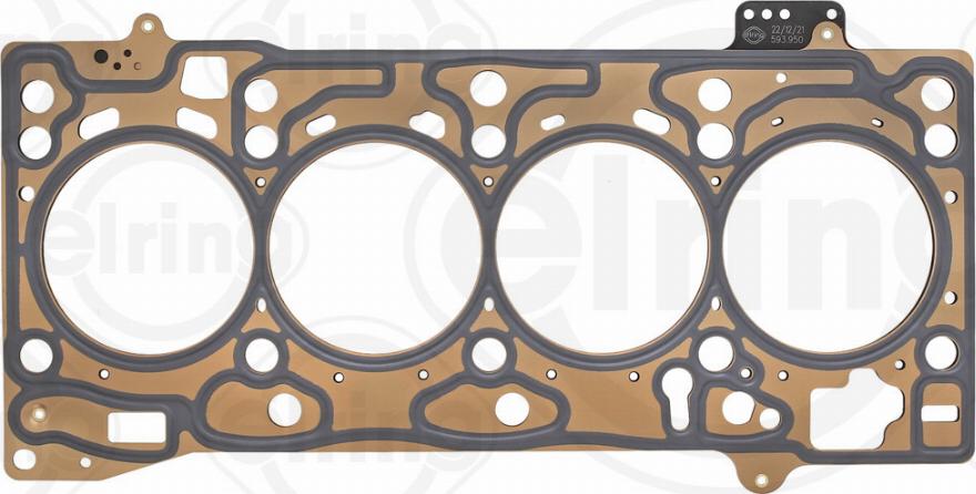 Elring 593.950 - Прокладка, головка цилиндра parts5.com