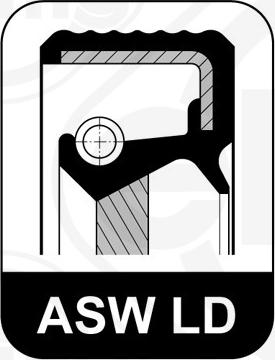 Elring 511.064 - Shaft Seal, crankshaft parts5.com