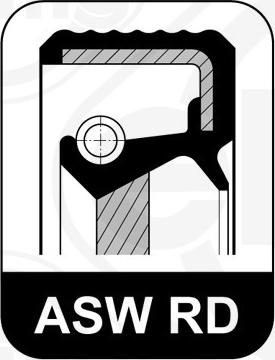 Elring 508.233 - Shaft Seal, crankshaft parts5.com