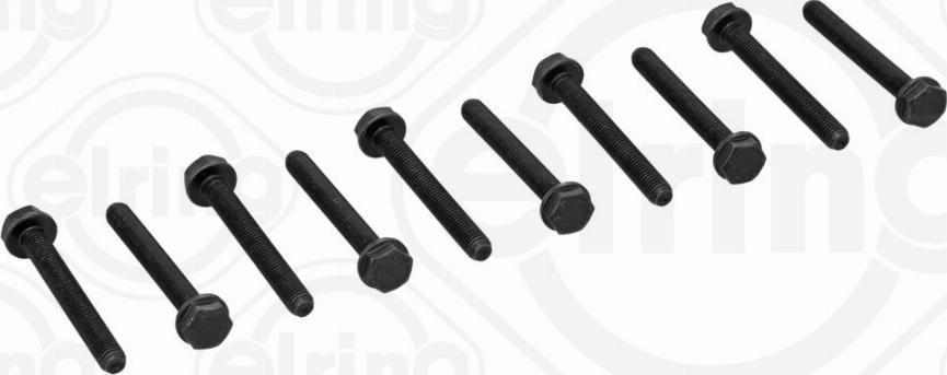 Elring 897.440 - Комплект болтов, опорный подшипник коленчатого вала parts5.com