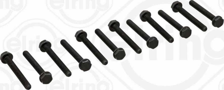 Elring 897.450 - Комплект болтов, опорный подшипник коленчатого вала parts5.com