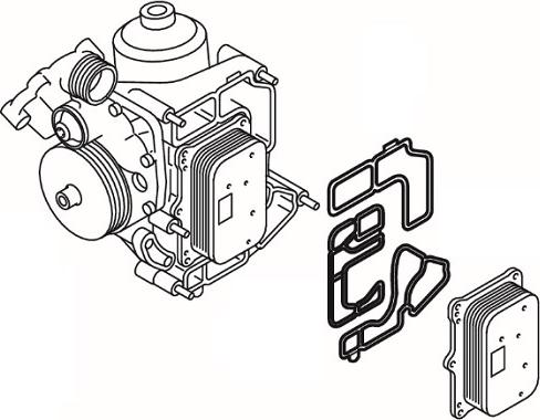 Elring 872.620 - Комплект прокладок, водяной насоc parts5.com