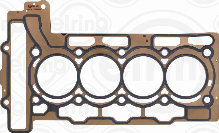 Elring 729.050 - Прокладка, головка цилиндра parts5.com