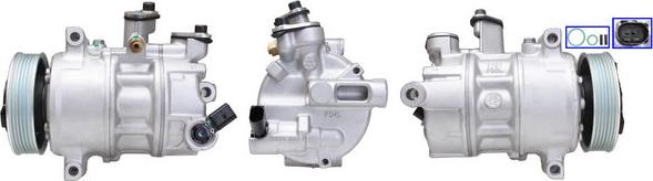 Elstock 51-1000 - Compressor, air conditioning parts5.com