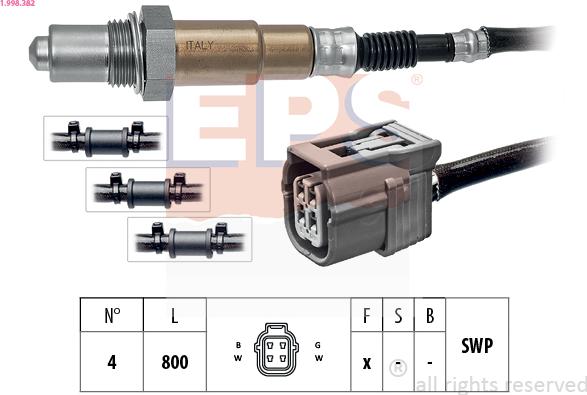 EPS 1.998.382 - Lambda Sensor parts5.com