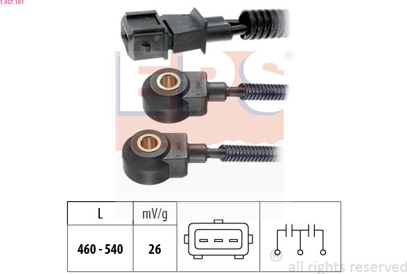 EPS 1.957.161 - Датчик детонации parts5.com