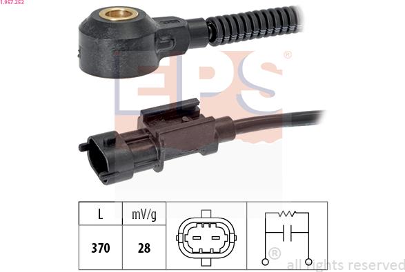 EPS 1.957.252 - Датчик детонации parts5.com