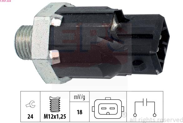 EPS 1.957.224 - Knock Sensor parts5.com