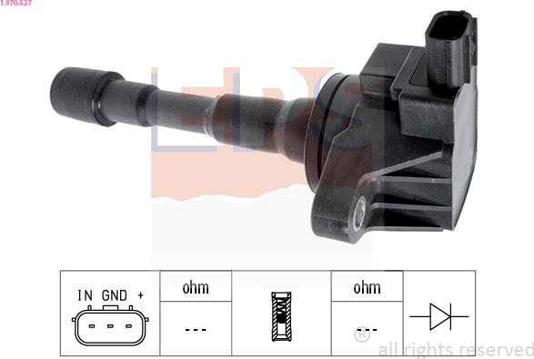 EPS 1.970.527 - Катушка зажигания parts5.com