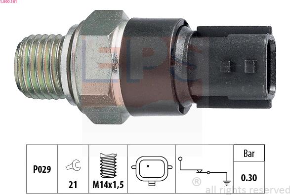 EPS 1.800.181 - Sender Unit, oil pressure parts5.com