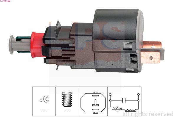 EPS 1.810.162 - Выключатель фонаря сигнала торможения parts5.com