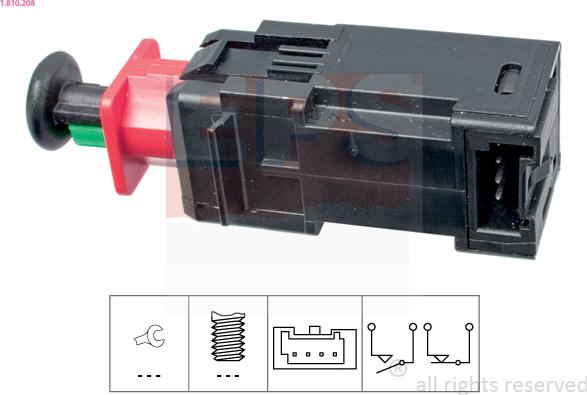 EPS 1.810.208 - Interruptor luces freno parts5.com