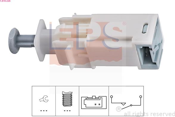 EPS 1.810.226 - Выключатель, привод сцепления (Tempomat) parts5.com