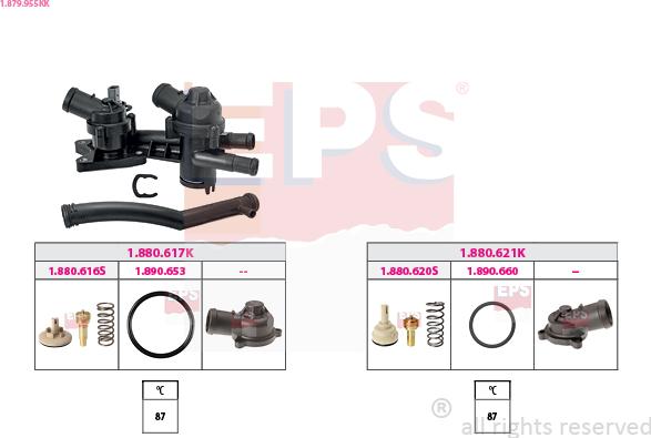 EPS 1.879.955KK - Термостат, охлаждающая жидкость parts5.com